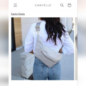 Canvelle Oversized Classic Fanny Pack